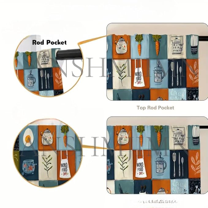 Premium Printed Kitchen Sink Curtain
