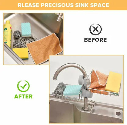 Sponge & Soap Holder for Kitchen Sink